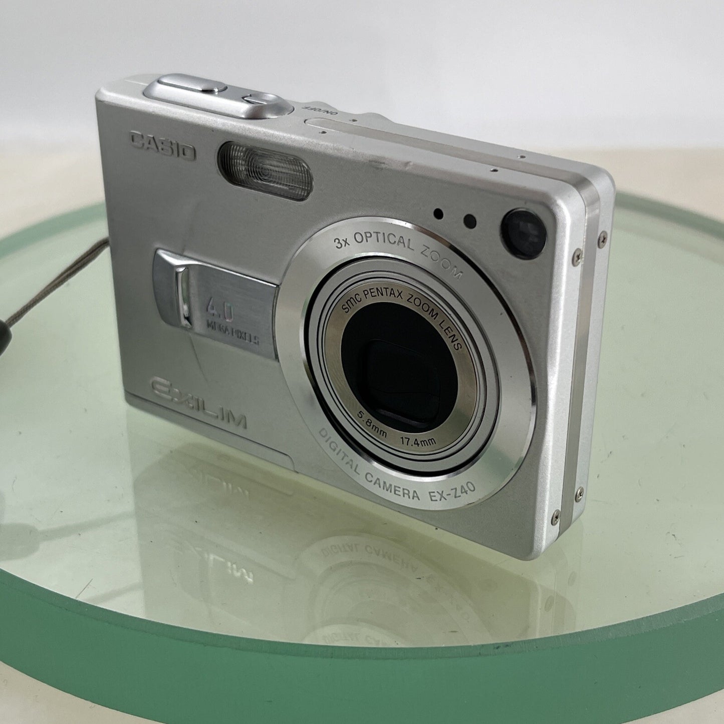 Casio Digital Camera Exilim EX-Z55 5.0MP Silver Tested #7152