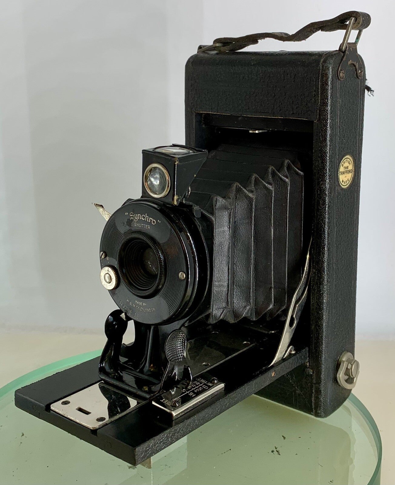 Vintage Synchro Shutter Folding Camera Made In England - 1955