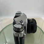 Canon AE-1  35mm SLR Film Manual Camera + Canon 50mm F/1.8 FD Lens Like A-1 #7487