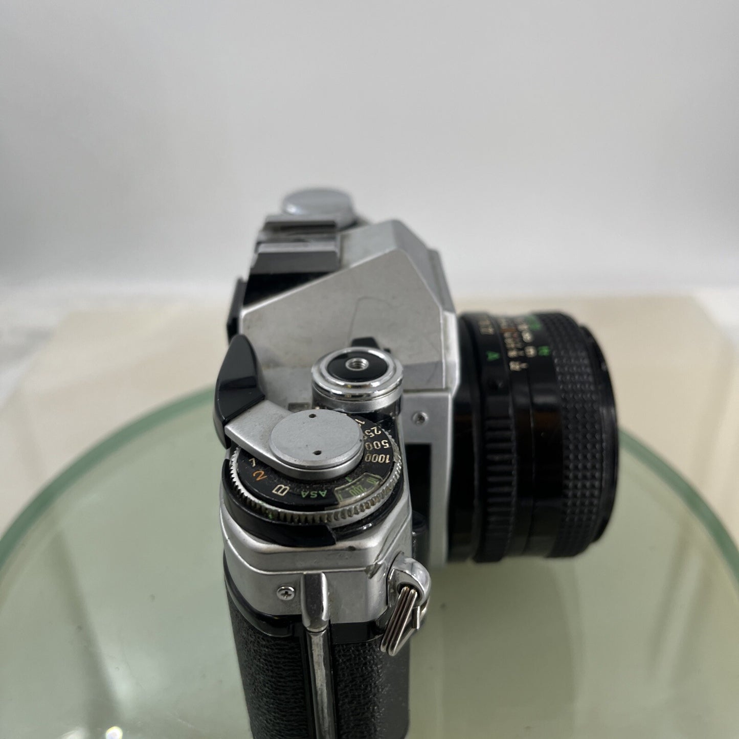Canon AE-1  35mm SLR Film Manual Camera + Canon 50mm F/1.8 FD Lens Like A-1 #7487