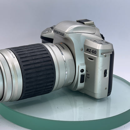 *EXC* Pentax MZ-60SLR Camera+SMC Pentax-FAJ 75-300mm f/4.5-5.8 Lens# 7403