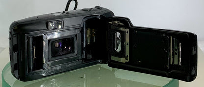 Olympus µ mju Zoom 35mm ALL WEATHER FILM CAMERA BLACK - TESTED - 3438
