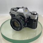 Canon AE-1  35mm SLR Film Manual Camera + Canon 50mm F/1.8 FD Lens Like A-1 #7432