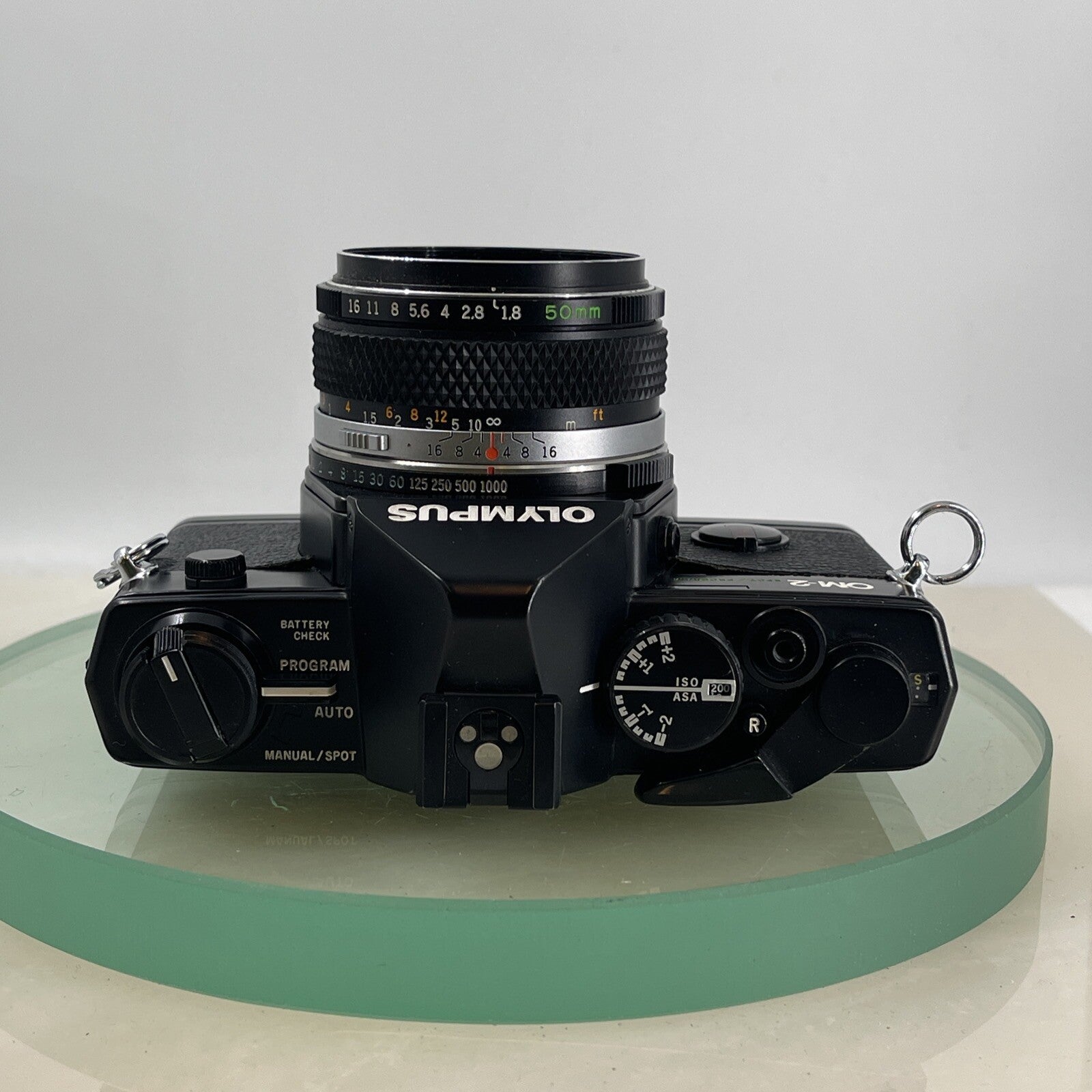 Olympus OM-2 Spot / Program SLR Camera+Olympus Zuiko  50mm f1.8 SilverTESTED 5156