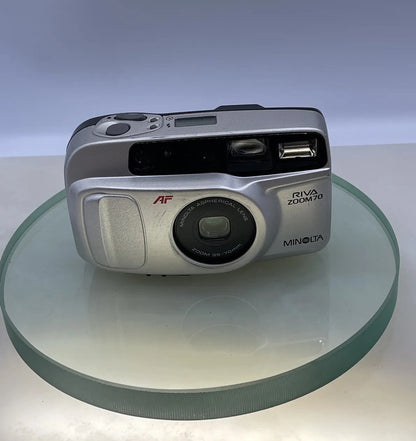 MINOLTA RIVA ZOOM 70 DATE Vintage Camera Point And Shoot 35mm Photography #5072