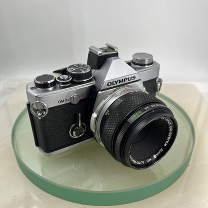 Olympus OM-2N MD 35mm Film SLR Manual Camera Olympus AUTO S50mm F/3.5 Zuiko Lens1