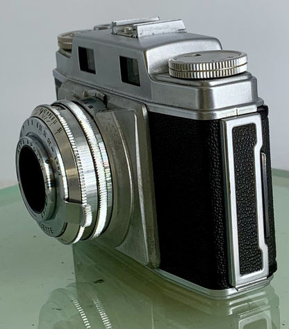 Vintage Agfa Super Silette 35MM Camera With A Potar 1:3.5 45mm Lens + Case - 3036