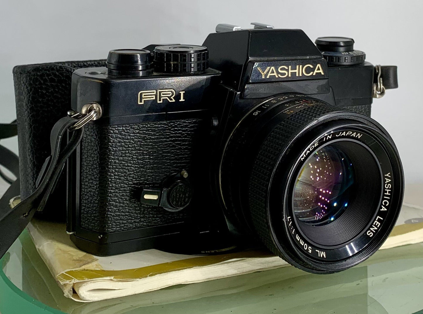 Yashica FR-I Tested Works Self Timer Non Responsive+ML 50mm 1:1.7 Lens+Manual3480
