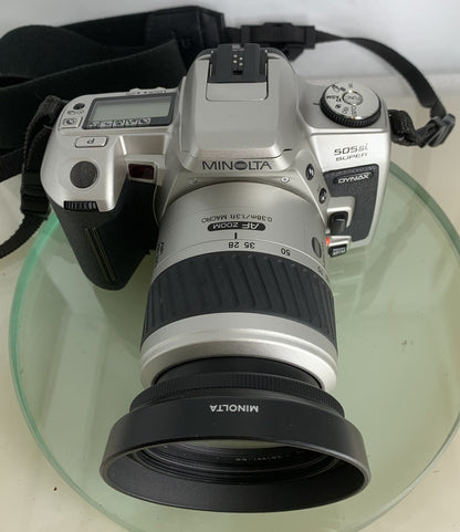 MINOLTA DYNAX 505si SUPER 35MM FILM SLR CAMERA & MINOLTA 28-80MM LENS+TESTED -112