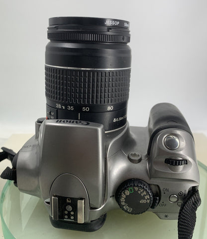 Canon EOS 300D COMPACT DIGITAL SLR CAMERA GREY WITH 1 GB CARD + BAG TESTED-1049