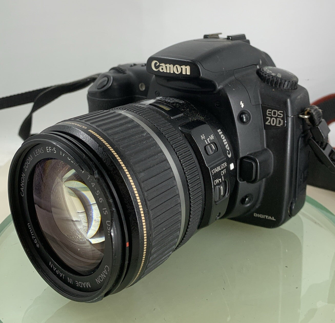Canon EOS 20D 8.2MP Digital SLR Camera+CHARGER+512 MB CARD BLACK TESTED - 3732
