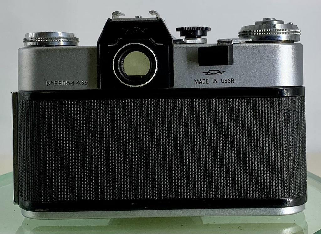 Vintage Zenit - B SLR Camera + HELIOS-44-2  2/58 Lens + SILVER + TESTED - 1734