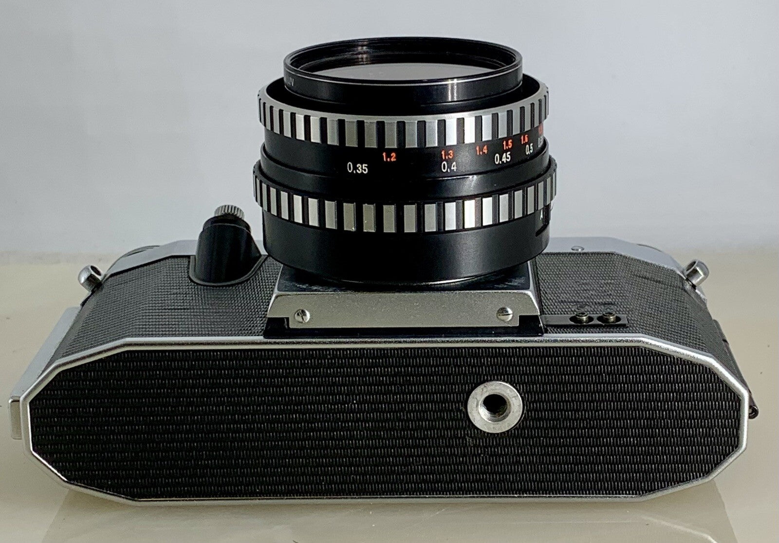 VINTAGE PRAKTICA NOVA SLR CAMERA + CASE + TESSAR 2.8 / 50 LENS + BOX - 5148