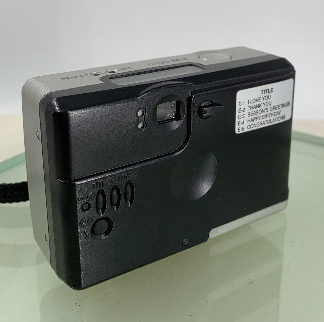 CANON IXUX M1 SILVER DIGITAL CAMERA WITH COVER - TESTED - 9874