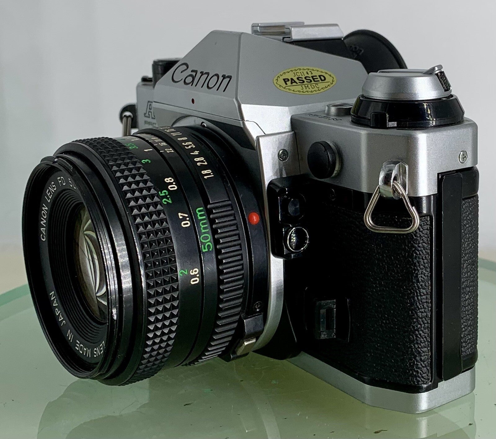 Canon AE-1 Program 35mm SLR Film Manual Camera + Canon 50mm F/1.8 FD Lens +# 2006