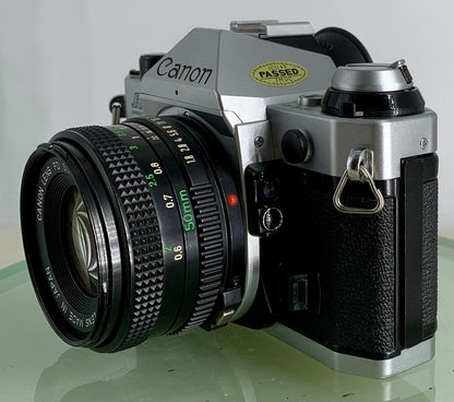 Canon AE-1 Program 35mm SLR Film Manual Camera + Canon 50mm F/1.8 FD Lens +# 2006