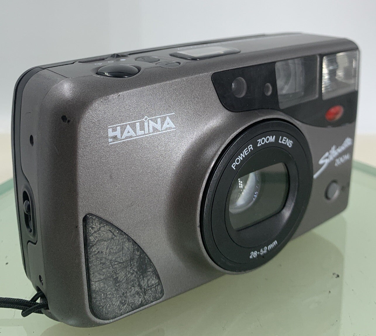 Halina Silhouette Zoom 35mm Compact POINT AND SHOOT FILM CAMERA GREY TESTED- 2910
