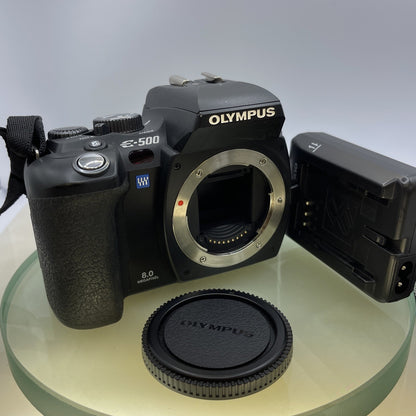 Olympus E500 Camera 8.0 Megapixel Digital SLR Camera Body only+Batt+Charger#7660