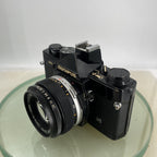 Olympus OM-2n Black - 35mm SLR Film Camera + 50mm f/1.8 Lens-Tested & Working8799