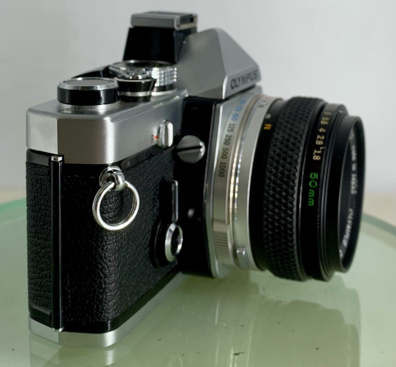 Olympus OM-1N MD 35mm Film SLR Manual Camera 50mm f/1.8 Zuiko Lens Fully Working2