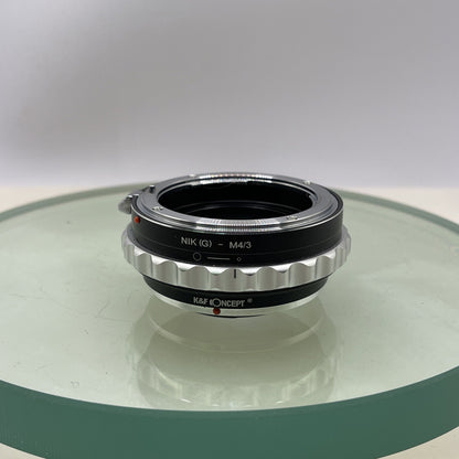 K&F Concept Adapter NIK(G)-M4/3 for Nikon F-Mount/G-Type Lens Used  7341