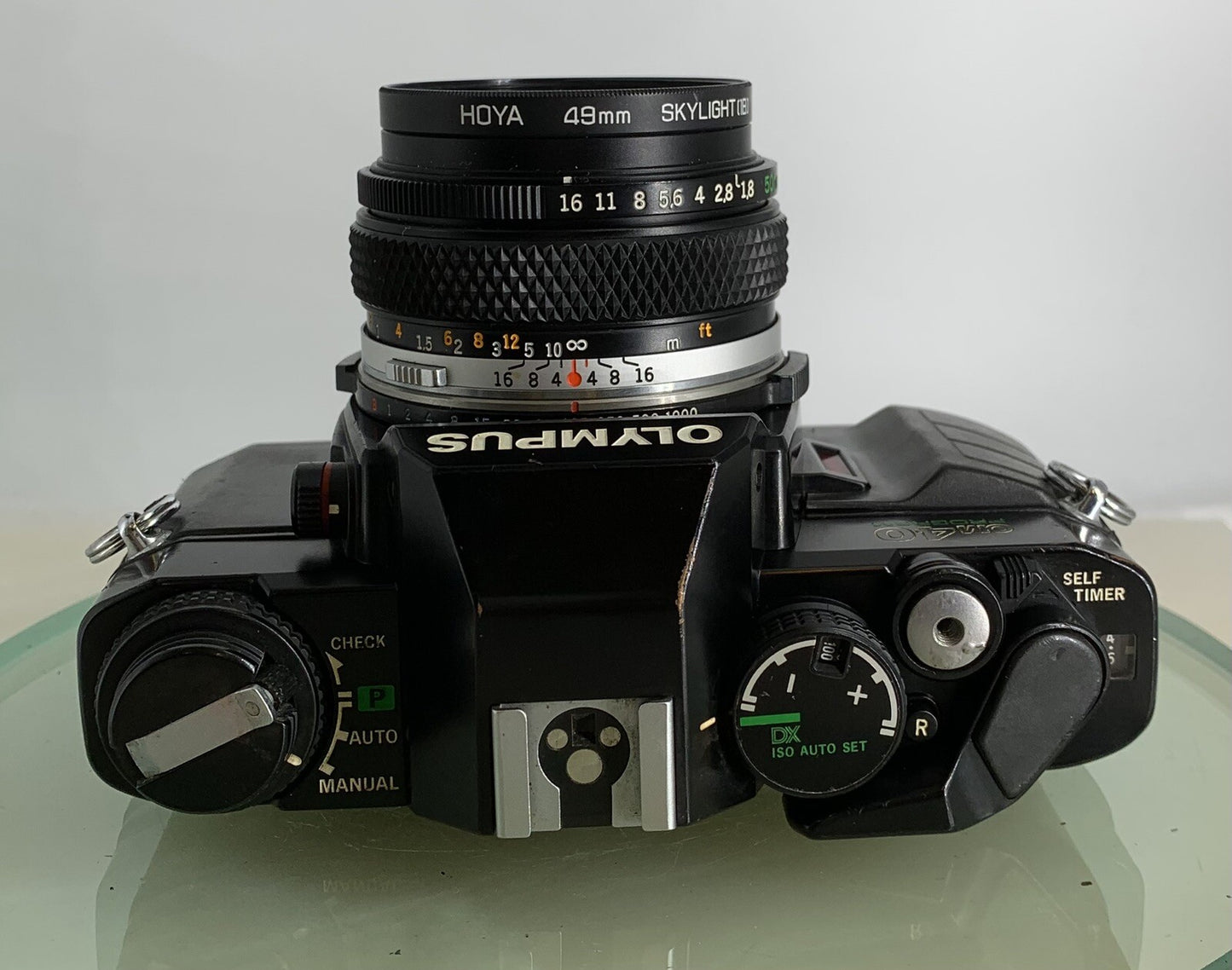 Olympus OM40 Program 35mm Film Camera + Olympus 50mm F/1.8 Zuiko Lens  #1906