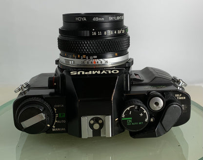 Olympus OM40 Program 35mm Film Camera + Olympus 50mm F/1.8 Zuiko Lens  #1906