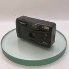 Nikon AF220 35mm Point Shoot Film Camera and Case Lens 29mm 1 : 4.5 #3352