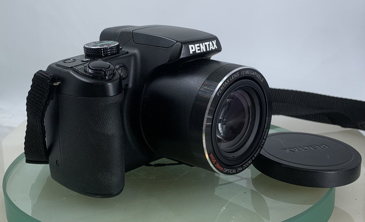 Pentax X70 SR DIGITAL CAMERA BLACK 24X OPTICAL ZOOM + CHARGER TESTED - 8232