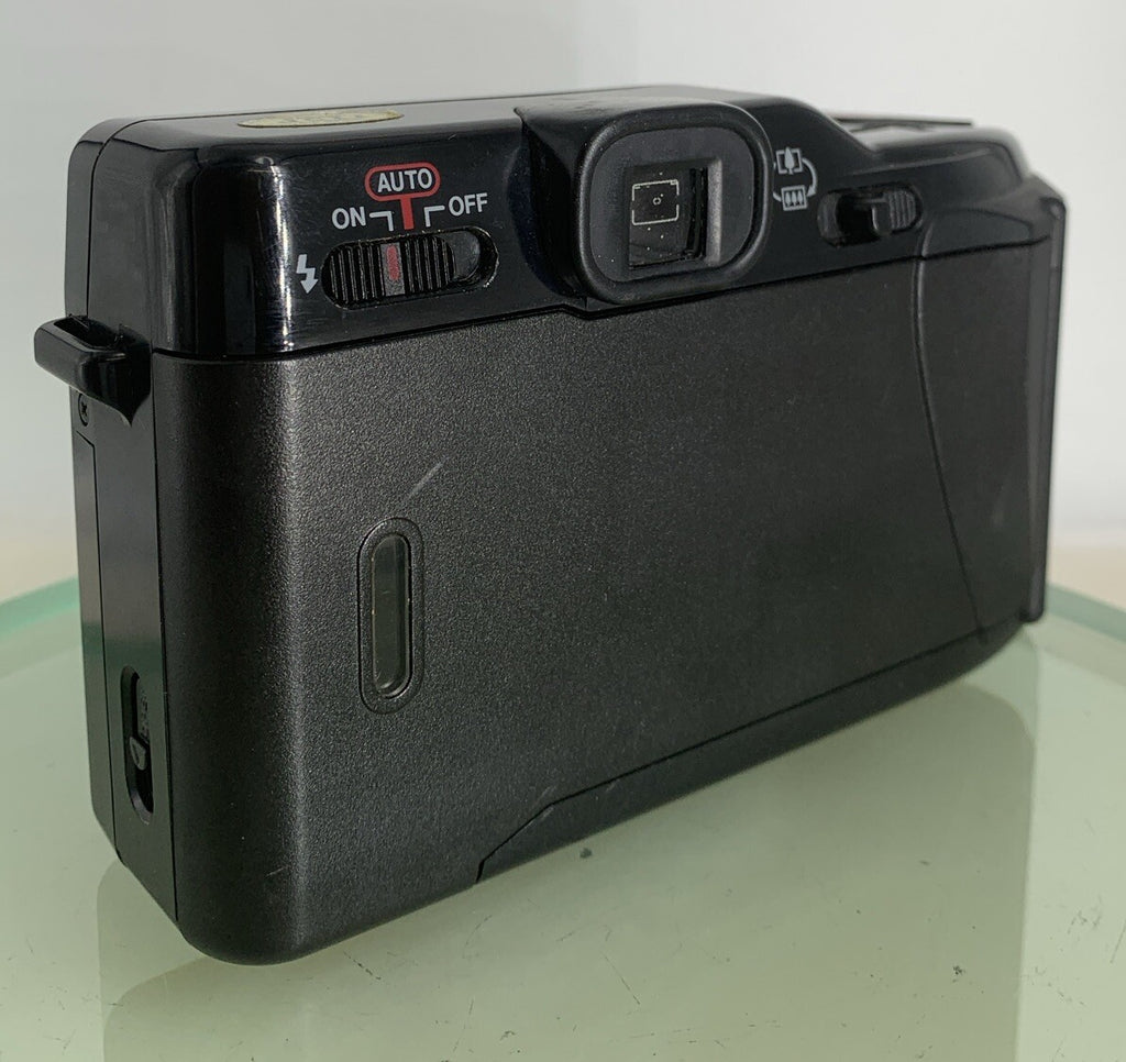 Canon Sure Shot Multi Tele 35mm Film Camera Black NO BATTERY - TESTED - 5674