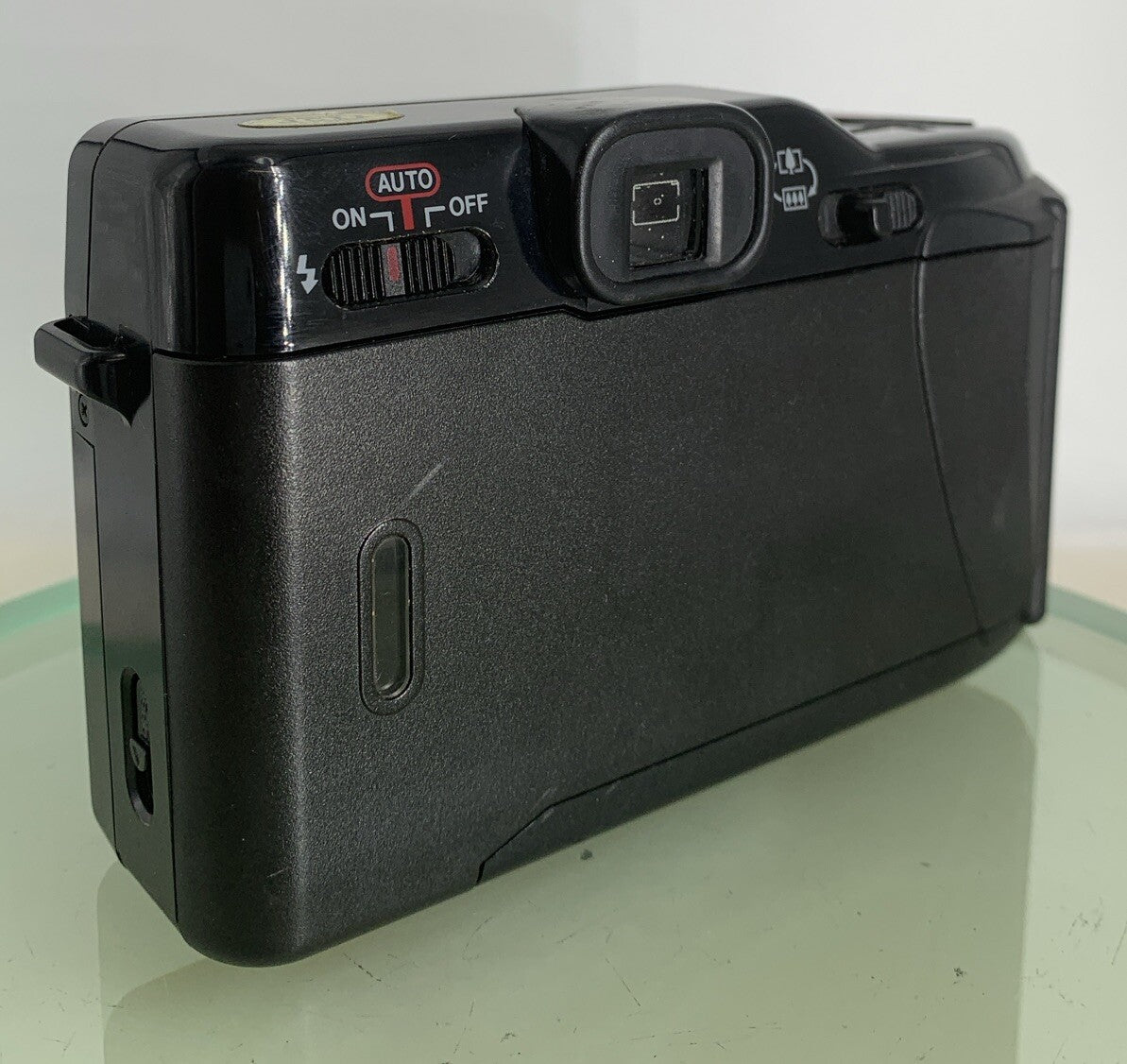 Canon Sure Shot Multi Tele 35mm Film Camera Black NO BATTERY - TESTED - 5674