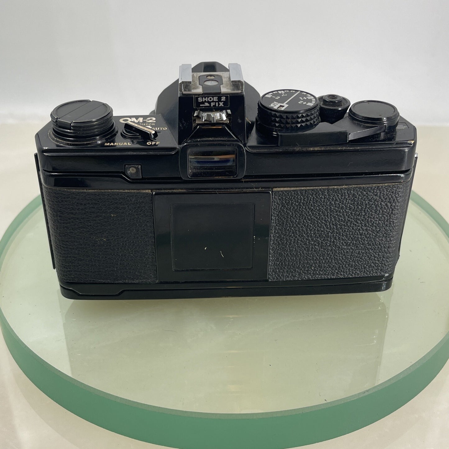 Olympus OM-2 MD BLACK  35mm SLR camera body & Hotshoe 2 50mm 1:1.8 TESTED #7644