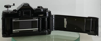 BEAUTIFUL Canon A-1 35mm SLR Camera Body+ SIGMA 28mm f/1.8 FULLY WORKING #1697
