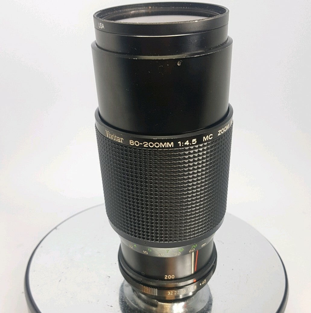 Vivitar Macro focusing zoom MC 80-200mm 80-200 mm 1:4 .5 4.5- Pentax PK#8341