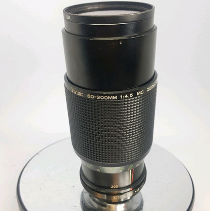 Vivitar Macro focusing zoom MC 80-200mm 80-200 mm 1:4 .5 4.5- Pentax PK#8341