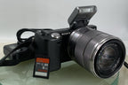 Sony Nex-5 14.2MP CAMERA 18-55mm Lens SILVER+CHARGER+WIRE+8GB CARD TESTED - 4750
