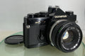 Olympus OM-2n Black - 35mm SLR Film Camera + 50mm f/1.8 Lens-Tested & Working1490