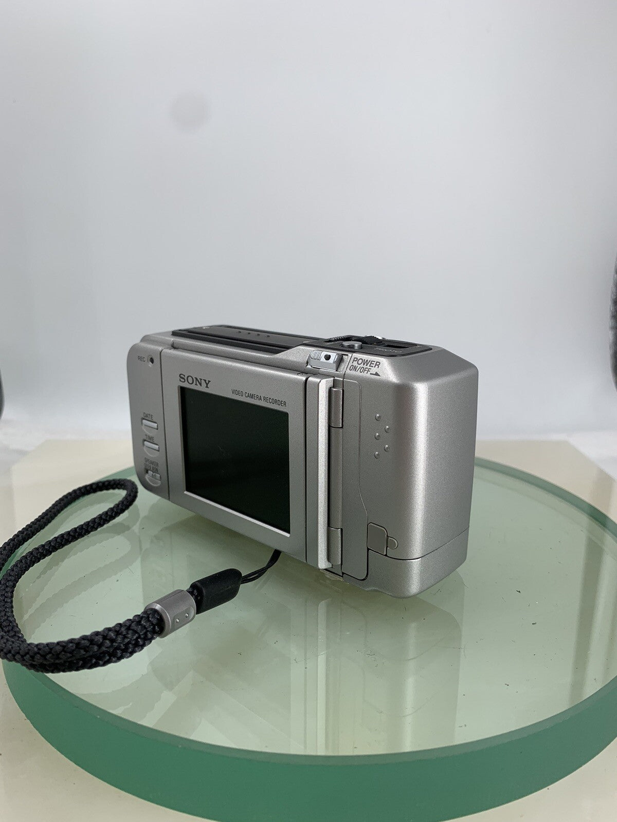 Sony RUVI CCD-CR1E Vintage Video Camera Recorder SILVER WITH COVER TESTED - 5963