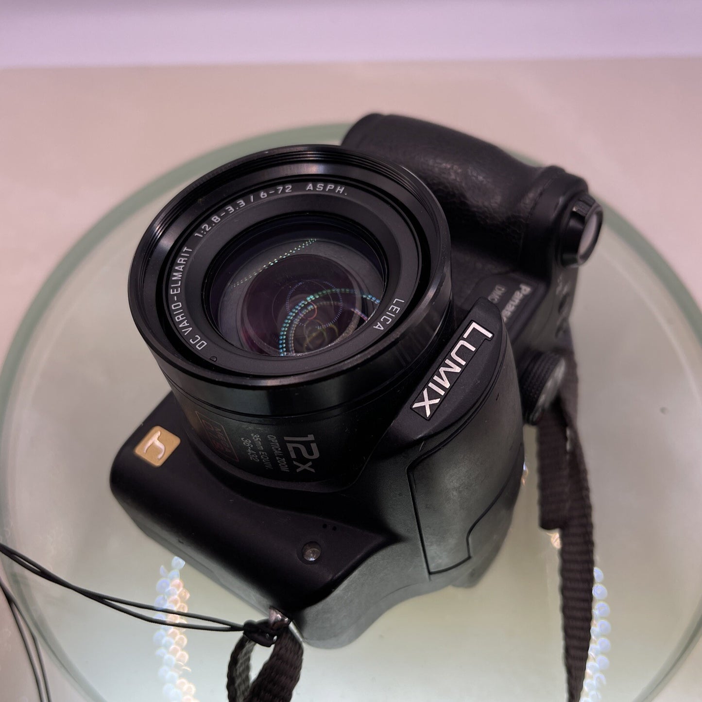 Panasonic Lumix DMC-FZ7  Digital Bridge Camera Leica 12x Zoom Charger+2GB #3668