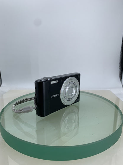 Sony Cyber-shot DSC-W810 Digital Camera BLACK+WIRE+CHARGER+COVER TESTED - 5851