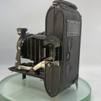 VOIGTLANDER BESSA 1937-42 BLACK FOLDING CAMERA, COMPUR SHUTTER, VOIGTAR 11CM 3664