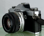 Olympus OM-1 MD 35mm SLR Film Camera &  Olympus ZUIKO  50mm f1.8 Lens- TESTED3076