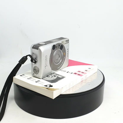 Canon IXUS L1 APS compact film camera in silver,Boxed case,FULLY TESTED#9241