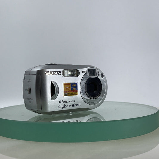 Sony Digital Camera Cybershot DSC-P43 4.1Megapixels Silver Tested #8380