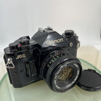 BEAUTIFUL Canon A-1 35mm SLR Camera Body+ FD 50mm f/1.8 FULLY WORKING #7440