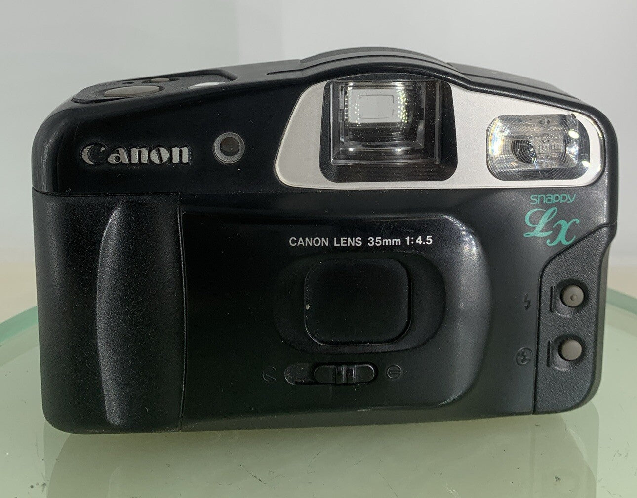 Canon Snappy LX ii 35mm Film Point and Shoot Camera BLACK CLEAN TESTED - 7201