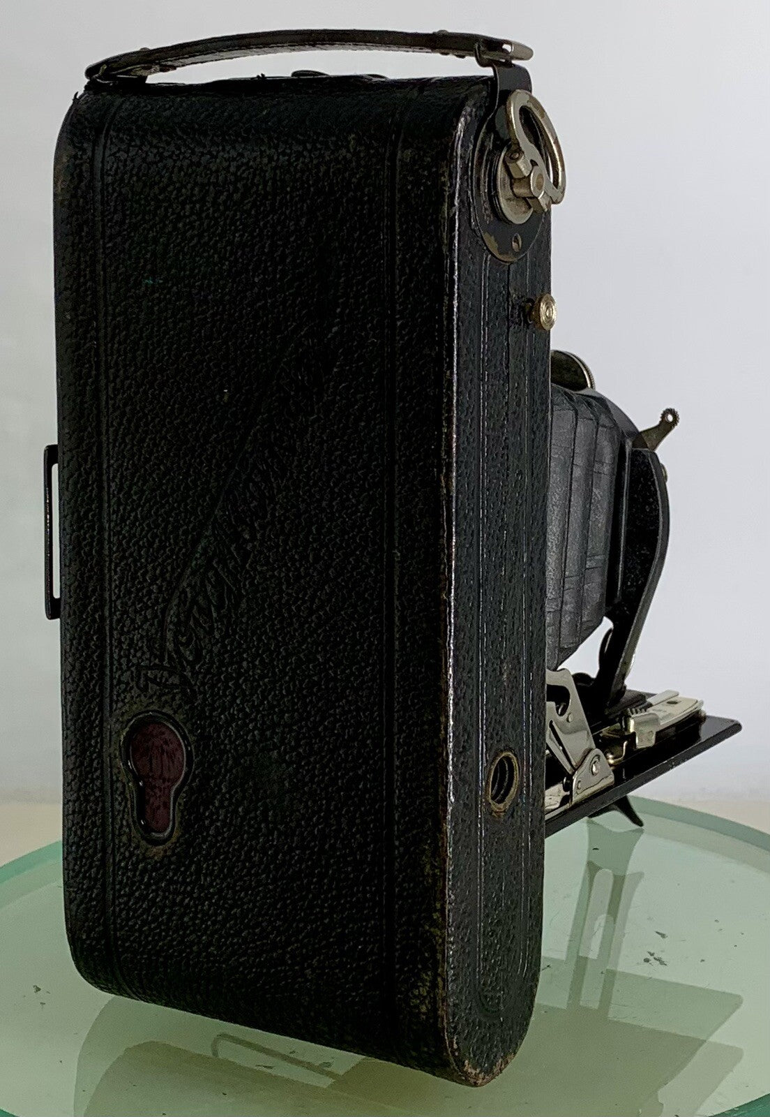 Vintage Voigtlander 1929 Folding 6x9 Roll Film Camera Voigtar 1:6.3 f=10.5cm-3413