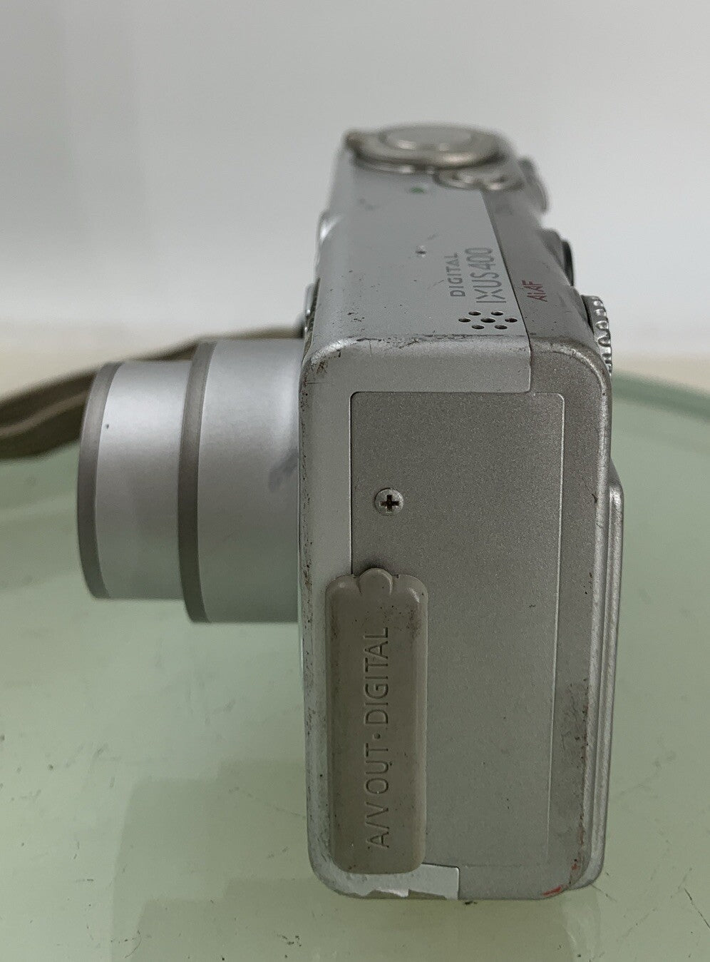 Canon Digital IXUS 400 DIGITAL CAMERA SILVER WITH CHARGER AND COVER TESTED - 3453