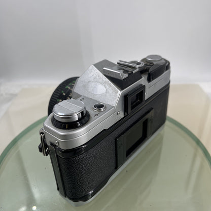 Canon AE-1  35mm SLR Film Manual Camera + Canon 50mm F/1.8 FD Lens Like A-1 #7489