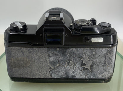YASHICA FX-3 SUPER 2000 VINTAGE FILM CAMERA BLACK 70-210mm +BAG TESTED - 2095